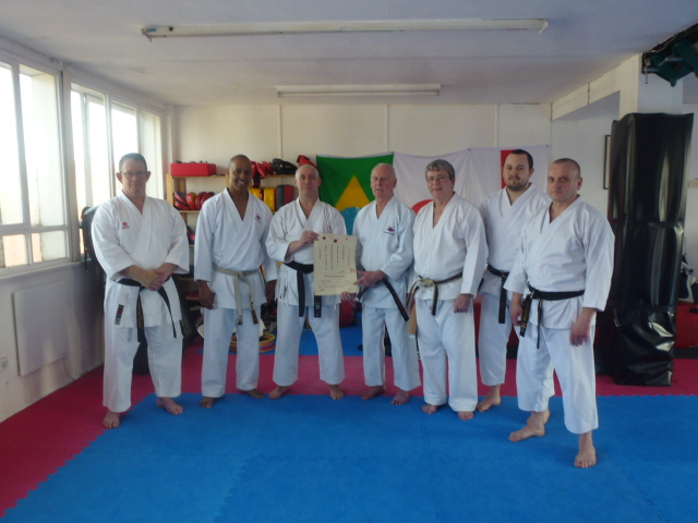Sensei Fred Jones. 7th Dan Award